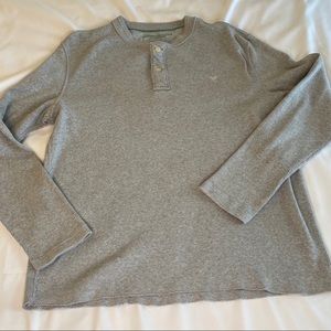 American Eagle Vintage Grey Henley